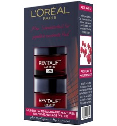 L 'Oréal Paris revitalift Laser X3 Día y Noche Cuidado Facial Pack 2x15 ml