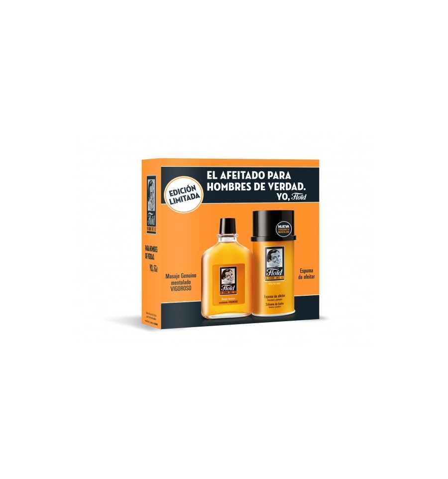 FLOID PACK MASAJE MENTOLADO VIGOROSO 150ML + ESPUMA AFEITAR 300ML ...
