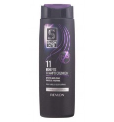 REVLON SALON HITS 11 BENEFICIOS CHAMPÚ CREMOSO C/ SECO Y DAÑADO 300 ml