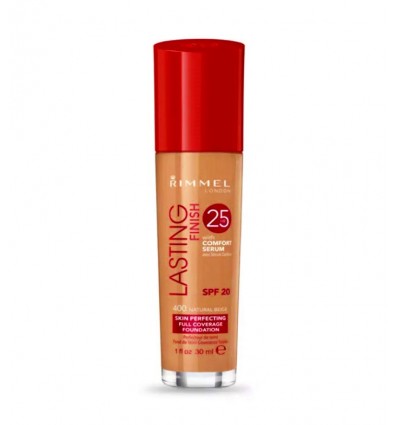 RIMMEL LASTING FINISH SERUM SPF 20 BASE MAQUILLAJE 400 NATURAL BEIGE 30 ml