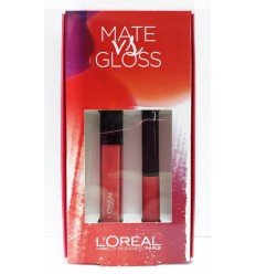 L'ORÉAL MATE VS GLOSS INFALLIBLE LIGLOSS CREAM 109 + INFALLIBLE MATTE MAX 004