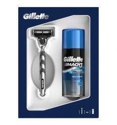 Gillette MACH3 maquinilla, 1 recambio y gel de afeitar 75 ml