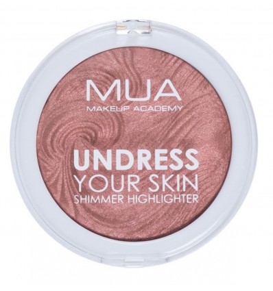 MUA polvo compacto iluminador Rosewood glimmer