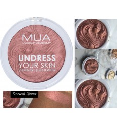 MUA polvo compacto iluminador Rosewood glimmer