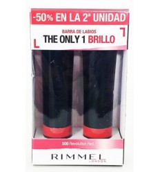 RIMMEL THE ONLY ONE BARRA DE LABIOS DUPLO REVOLUTION RED 500 RIMMEL THE ONLY ONE BARRA DE LABIOS DUPLO REVOLUTION RED 500
