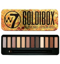 W7 GOLDIBOX PALETTE EYESHADOW TIN