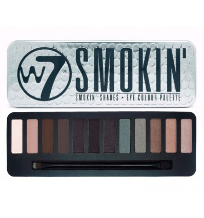 W7 Make up - Paleta de sombras de ojos Smokin'