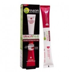 GARNIER ULTRALIFT PRO-X DOBLE ACCION OJOS ANTIARRUGAS Y BOLSAS 2 x 5 ml