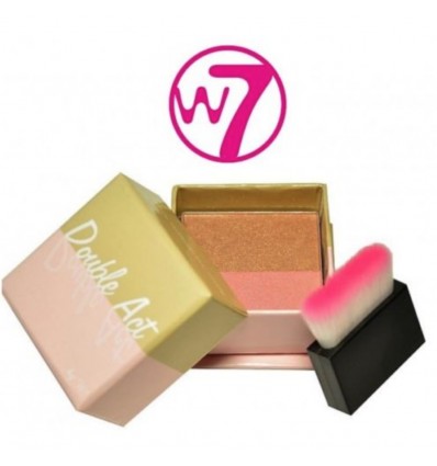 W7 DOUBLE ACT BRONZER AND BLUSHER 6 g