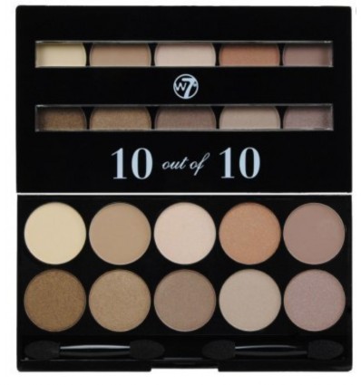 W7 10 OUT OF 10 BROWNS PALETA DE SOMBRAS DE OJOS 10 x 1 g