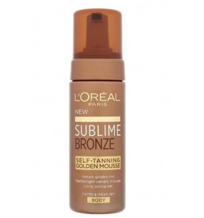 L'ORÉAL SUBLIME BRONZE GOLDEN MOUSSE AUTOBRONCEADOR CORPORAL 150 ml