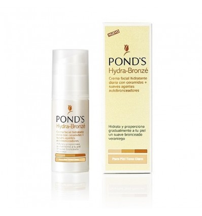 PONDS HYDRA-BRONZE CREMA HIDRATANTE AUTOBRONCEADORA TONO CLARO 50 ml