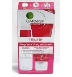 Garnier Ultralift Kit Lifting Antiedad Solución Peeling 50 ml + Corrector Arrugas SPF15 50 ml
