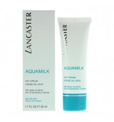 LANCASTER AQUAMILK CREMA DE DIA 24H HIDRATACIÓN P NORMAL 50 ML