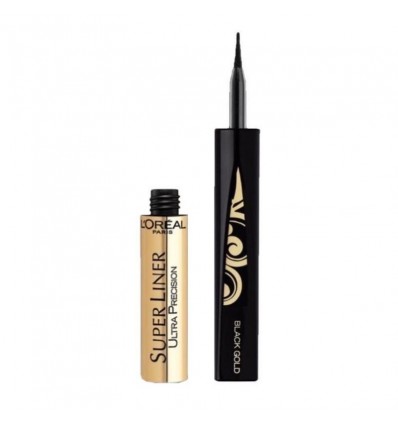 L'Oréal Super Liner Ultra Precision Eyeliner Delineador Líquido Black Gold
