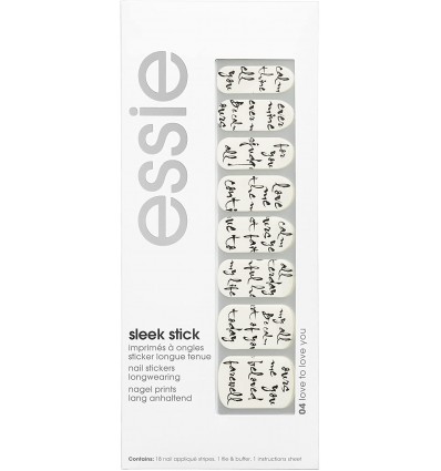 ESSIE STICKERS PARA DECORACIÓN DE UÑAS (LOVE TO LOVE YOU)