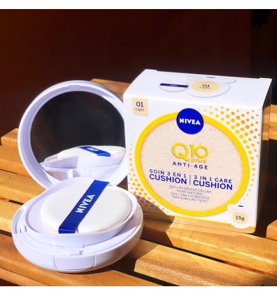 NIVEA FACE CUSHION Q10 SOIN 3 EN 1 CLAIR 15 ml