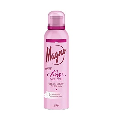 MAGNO ROSE MOUSSE GEL DE DUCHA EN ESPUMA 200 ml