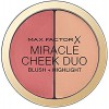 MAX FACTOR MIRACLE CHEEK DUO BROWN PEACH & CHAMPAGNE 020