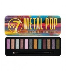 W7 METAL POP SOFT METALLIC PALETA 12 SOMBRAS 15,6 g
