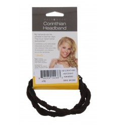 TRENZA CAPILAR CORINTHIAN CASTAÑO OSCURO