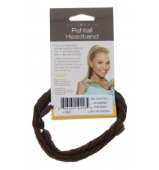 TRENZA CAPILAR COLA DE PEZ CASTAÑO COBRIZO