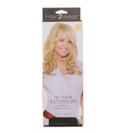 HAIR2WEAR EXTENSIÓN CAPILAR 40 cm CASTAÑO OSCURO