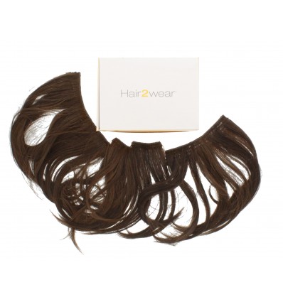 HAIR2WEAR KIT 4 PIEZAS EXTENSIONES CAPILARES CASTAÑO MEDIO