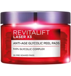 L'Oreal Paris Revitalift Laser Renew - Almohadillas glicólicas antienvejecimiento L'Oreal Paris Revitalift Laser Renew - Almohadillas glicólicas antienvejecimiento