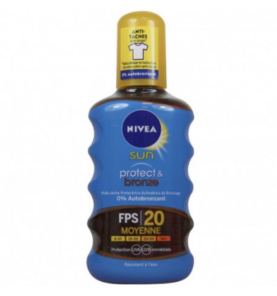 Nivea Sun Protege & Broncea Spray Spf 20 200 ml Anti-Manchas