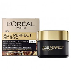 L'ORÉAL AGE PERFECT CREMA ANTIEDAD REVITALIZANTE DE DÍA CON TRUFA NEGRA Y FERMENTADA CON TÉ NEGRO