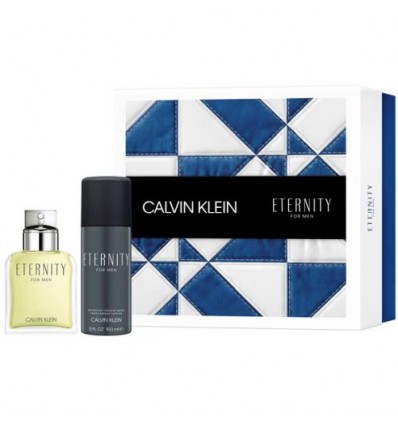 CALVIN KLEIN ETERNITY FOR MEN EDT 100 ml SPRAY + DEO SPRAY 150 ml