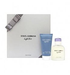 DOLCE & GABBANA LIGHT BLUE HOMME EDT 75 ML SPRAY + AFTER SHAVE 75 ML