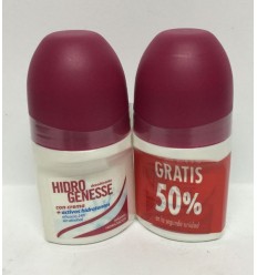HIDRO GENESSE DEO ROLLON CON CREMA + ACTIVOS HIDRATANTES DUPLO 50+50 ml