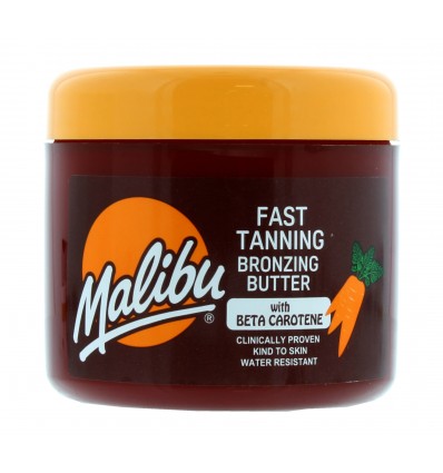 Malibu Fast Tanning Bronzing Butter Bronceador con Beta Caroteno 300 ml