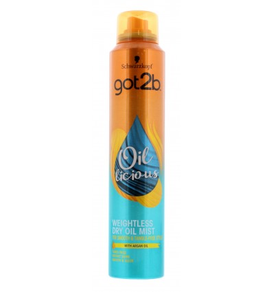 Got2B Oil Licious Spray Aceite en Seco Tratamiento Capilar 200 ml