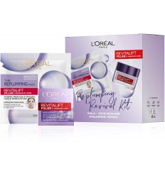 Loreal Revitalift Filler Pack Edicion Limitada Crema dia 50 ml + Mascarilla Filler con Ácido Hialurónico