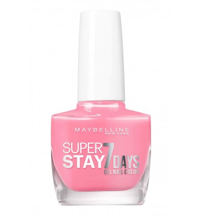MAYBELLINE SUPER STAY 7 DAYS GEL NAIL COLOR 125 ENDURING PINK ESMALTE 10 ml
