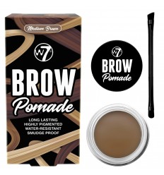 W7 Brow Pomade Long Lasting Pomada Cejas Tono Medium Brown