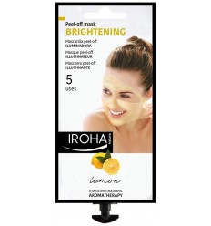 Iroha Nature - Mascarilla Facial en Crema Peel Off Iluminadora con Limón, 5 usos