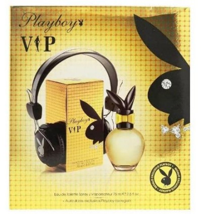 Playboy VIP Press to Play Set Auriculares + EDT Mujer 75 ml