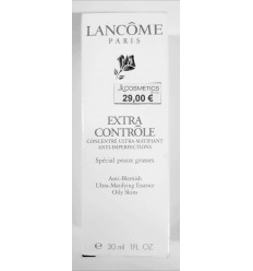 LANCOME EXTRA CONTROLE tratamiento matificante pieles extra grasas 30 ML