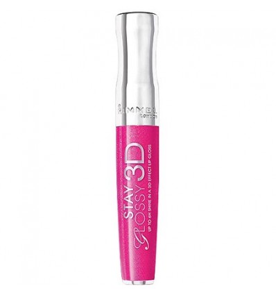 RIMMEL LONDON STAY GLOSSY 3D LIP GLOSS 303 CANDY FLOSS