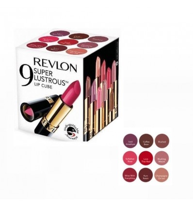 REVLON LIPSTICK CUBO 9 Uds.