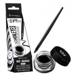 RIMMEL SCANDALEYES GEL EYELINER WATERPROOF 24H 001 BLACK 2,4 g