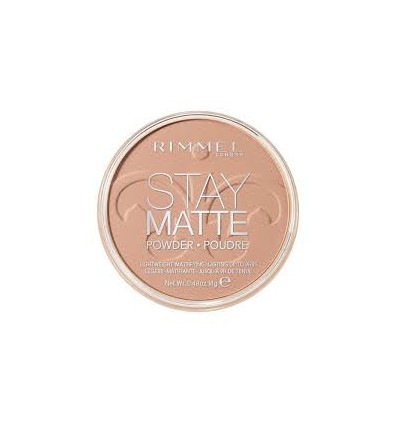 RIMMEL STAY MATTE 006 WARM BEIGE POLVO COMPACTO MATIFICANTE 14G