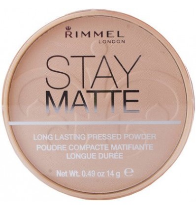 RIMMEL STAY MATTE 009 AMBER POLVO COMPACTO MATIFICANTE 14 g