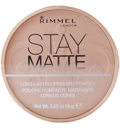 RIMMEL STAY MATTE 009 AMBER POLVO COMPACTO MATIFICANTE 14G