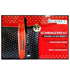 RIMMEL SCANDALEYES KIT MÁSCARA + LÁPIZ + BOLSO