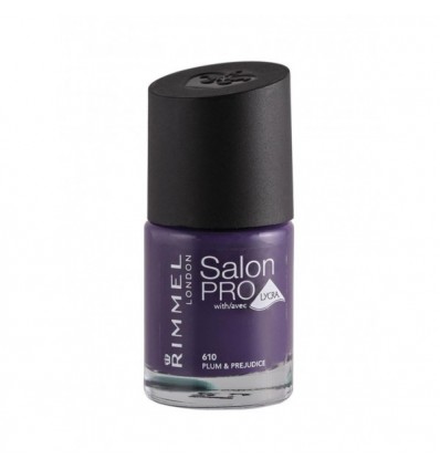 RIMMEL LONDON SALON PRO ESMALTE 610 PLUM & PREJUDICE